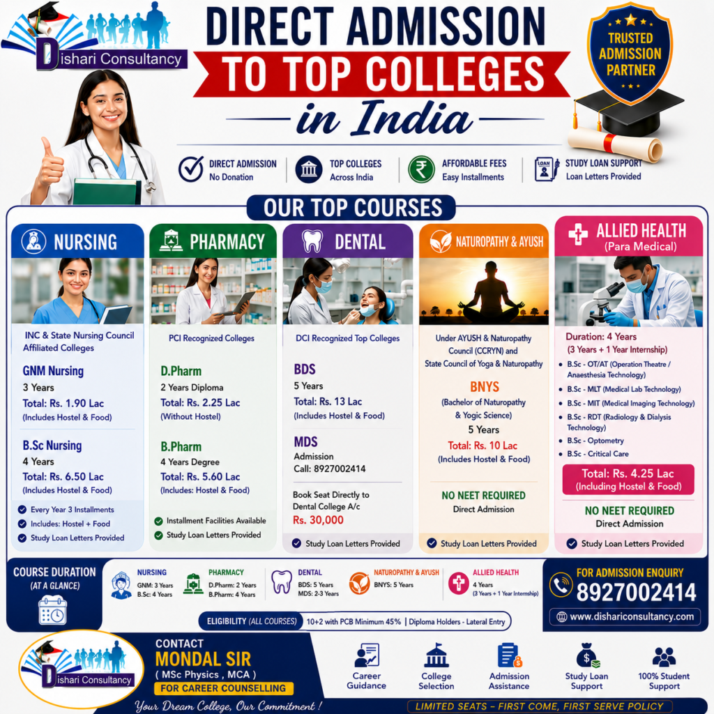 Direct Top Colleges Admission